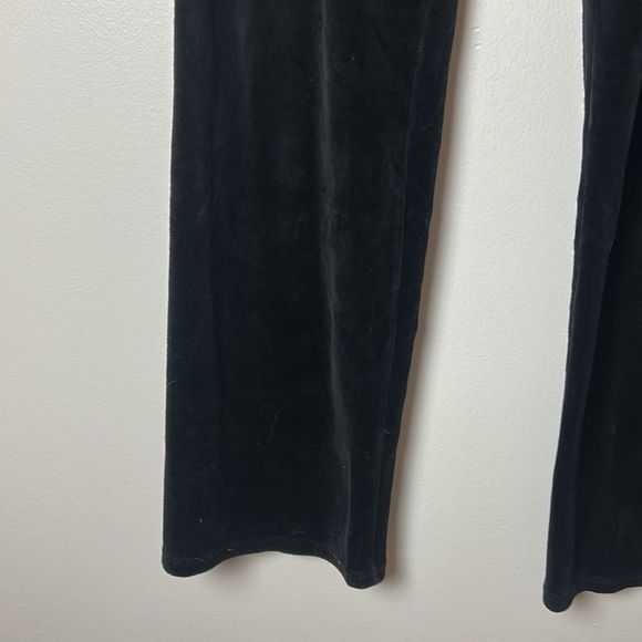 Juicy Couture Black Track Pants with Silver Logo - Picture 4 of 6